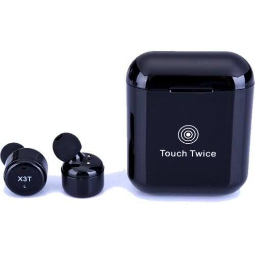 True Wireless Bluetooth 4.2 TWS X3T Mini Stereo Earbuds In ear Earphone 700mAh Charge Box for Android IOS for Xiaomi Phone