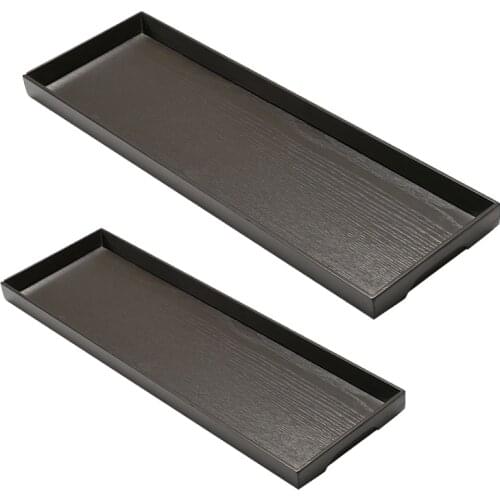 Wooden Tray Japanese Style Rectangle Coffee Tea Set Pallet Food Cake Plate Home Kitchen Storage Supplies