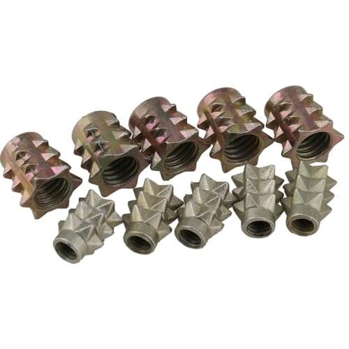 Home nut spike nut furniture link nut furniture connector M4 * 10 M6 * 10 50PCS