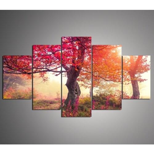 Canvas painting tree painting of wall art, modern home decor for living room, bedroom prints and posters
