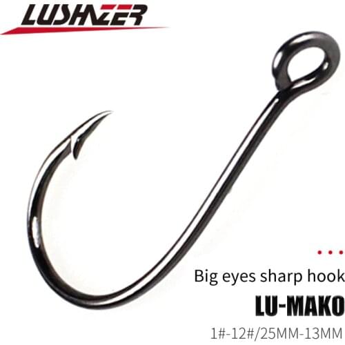 LUSHAZER brand 20pcs/lot free shipping fishing hook Crank hook Barbed fishhook fishing tackle fish hook single fishing hooks