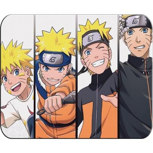 MERCHANDMANIA big NARUTO character evolution mat for raton computer pc laptop accessory personalized