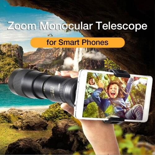 10-300X40mm 4K 10-300X40mm Super Telephoto Zoom Monocular Telescope Portable Telescopio Camping Night Vision