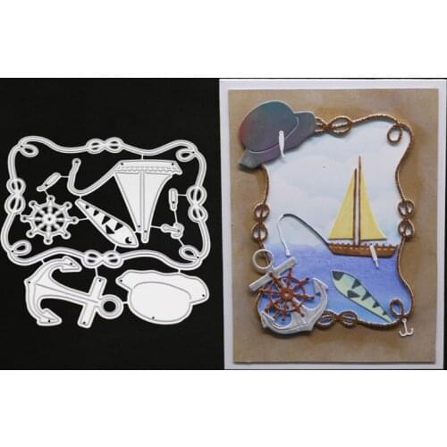 2021 New Sea Metal Cutting Dies Stencil DIY Scrapbooking Album Stamp Paper Card Embossing Craft Decor