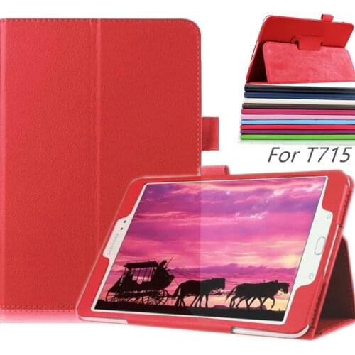 2015 New Arrival Flip PU Leather Stand Case Cover Skin For Samsung Galaxy Tab S2 8.0 T715 Tablet Case Free Shipping +film
