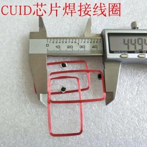 13.56mhz ISO14443A 44*26mm CUID Coil COB RFID passive tags 10pcs/Lot