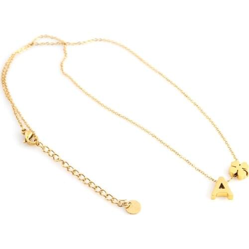 ASON 10Pcs/Lot 26 Initial Letter Charms A-Z Fashion Pendant Stainless Steel With Holes For Necklace and Bracelets DIY Jewelry