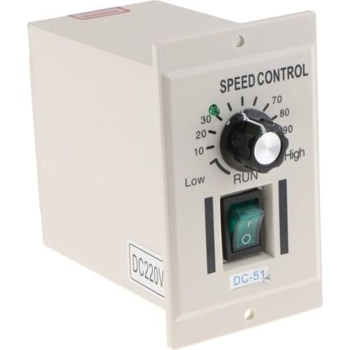 Motor Speed Control Controller AC 220V DC 0-180V Adjustment For DC 0-400W Motor