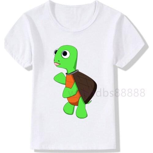 Tortoise Birthday Shirt T-Shirt Birthday Children Animal Top Tee Party Shirt Gift Fashion Baby Boy Clothes Cartoon 1-11