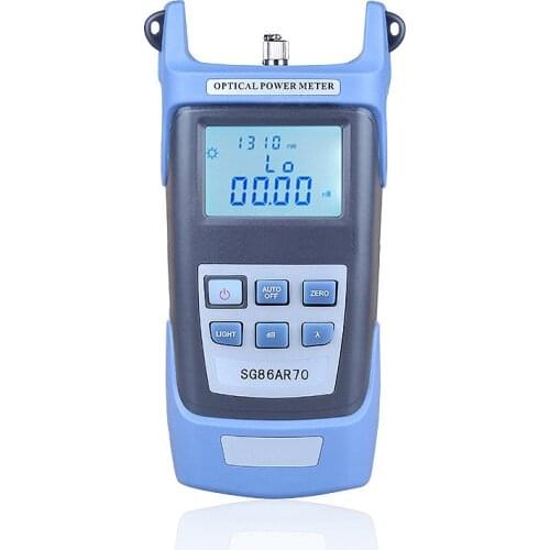Handheld Optical Power Meter High Precision Optical Fiber Tester Optical Attenuation Test With Fc/Sc Adapter
