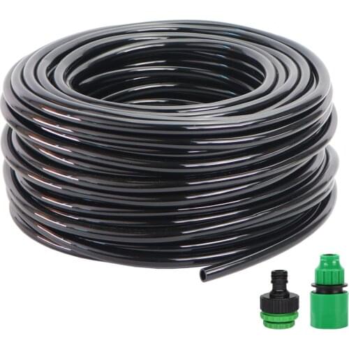 5-30m 8/11mm Hose 3/8'' Drip Irrigation Tube Garden Lawn Vegetable Watering Dripper Spray Water Pipe With Tubing Quick Connector