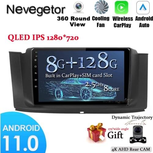 Android 11.0 System Car IPS Touch Screen Stereo For Geely Emgrand GT GC9 Borui 2015-2016 player Stereo DSP