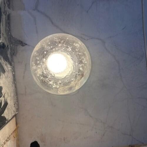 Nordic Creative Clear crystal Wall Light AC110v AC220V Sconce Wall Lamp For Home Bedroom Living Room Aisle Staircase Bedroom