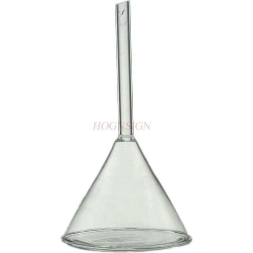 Glass Funnel 90mm Triangle Funnel Cone Chemical Instrument Glass Instrument Middle School Lab Supplies