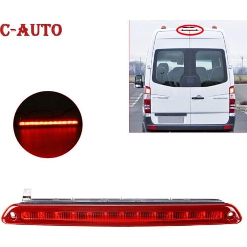 Car Rear 3rd High Level Mounted Brake Stop Light Tail Stop Signal Lamp For Mercedes Sprinter W906 2006-2018 2019 A9068200456