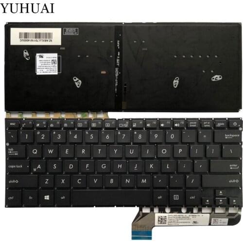 US laptop keyboard for ASUS UX430 UX430U UX430UA UX430UQ with backlit keyboard 9Z.NBXBU.701 0KNB0-2624US00 NSK-WB7BU