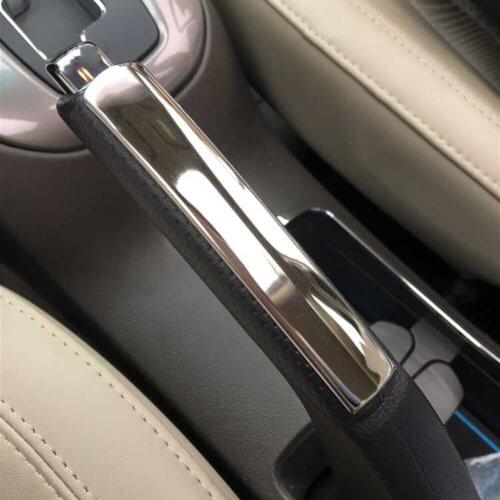 1pc Internal ABS Chrome Hand Brake Sequin Handbrake Sticker Case for Chevrolet Chevy Cruze 2009-2016 Car Accessories