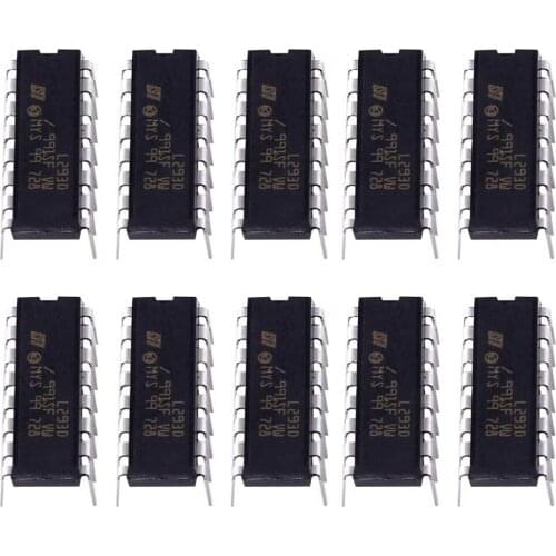 10pcs/lot New L293D L293 Black DIP 16-pin IC Stepper Motor Drivers Controllers Internal Switch