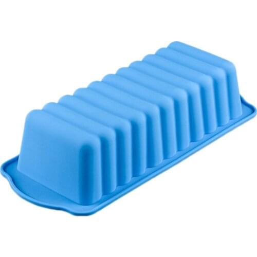 3D Silicone Rectangular Shape Toast Bread Mold Cake Pan Baking Tool [3]