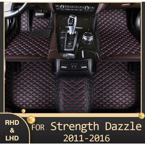 MIDOON Car floor mats for Mitsubishi strength dazzle 2011 2012 2013 2014 2015 2016 Custom auto foot Pads automobile carpet cover