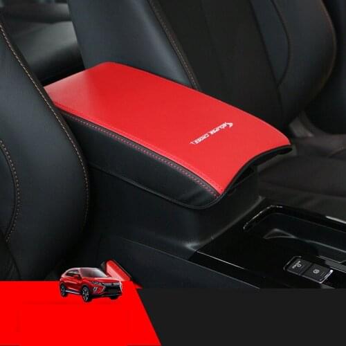 Car central container armrest box PU Leather car-styling content box holder accessories For Mitsubishi ECLIPSE CROSS 2018 2019