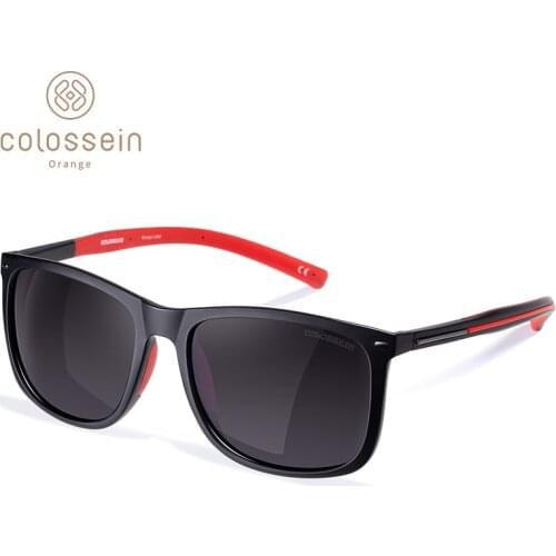 COLOSSEIN Sunglasses For Men Polarized Brand design Sun Glasses Women TR90 Unbreakable Light Weight UV400 lentes de sol hombre