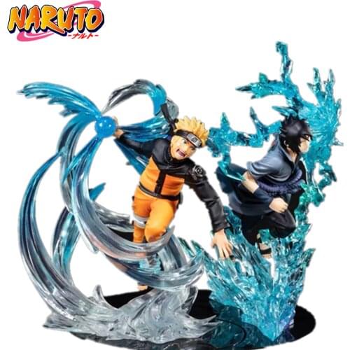 Uzumaki Naruto Rasengan Sasuke PVC Action Figure 180mm Anime Naruto Shippuden Figurine Collectible Model Toys
