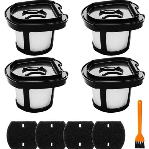 Filter for Bissell Pet Hair Eraser Hand Vacuum 2284W 2390 2389 2390A,Replace Parts 1614212 1614203 1614204,(Pack 4+4+1)