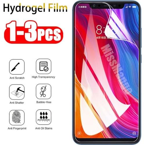 1-3 pcs Hydrogel Film For Xiaomi mi 8 Screen Protector For Xiaomi 8 Lite 9 Pro 9 SE 9 Lite 9T Pro 9T Soft Film Not Glass
