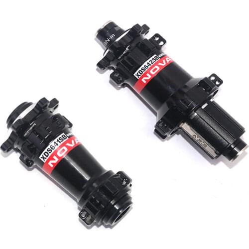 Novatec XDS641SB XDS642SB AM ENDURO MTB hub 15x100 12x142 28H straight pull disc hubs, ABG anti-bite cassette body available