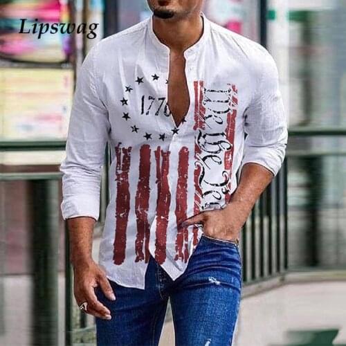 Lipswag Men's Cotton Shirts