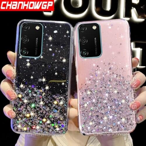 Bling Glitter Soft Case For Huawei P Smart 2019 Y5P Y6P Y6S 2020 P40 P30 P20 P8 Lite 2017 Honor 9A 9C 9X 8X 8A 8S 10i 10 Lite