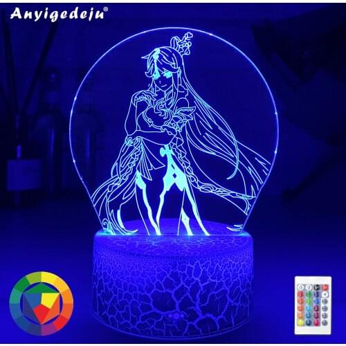 Newest Japanese 3d Lamps Anime Figure Nightlight Kids Child Girls Bedroom Decor Lights Manga Gifts Night Light Lamp In The A-456