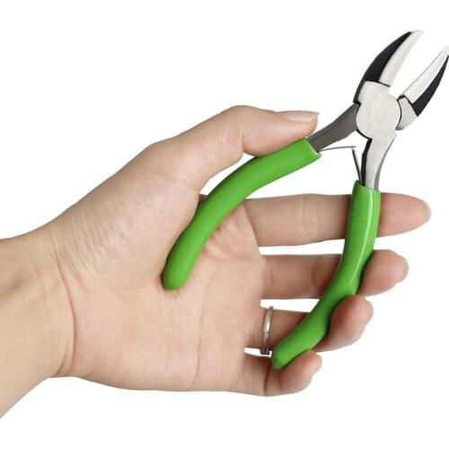 DIY Jewelry Wire Wrapping Pliers Nylon Mouth Flat Nose Pliers Electronic Slant Nose Pliers Cut Cable Bounce Pliers Drill Ring