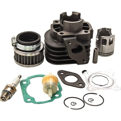 Cylinder Head Gasket Piston Rings Top End Kit For Polaris Scrambler 50 2001-2003