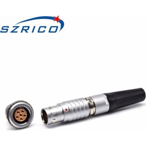 M15 Connector FGG EGG 2B 5 6 pin plug Socket Circular Metal Electrical Push Pull Self-Locking High Quality Connector