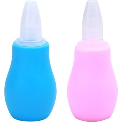 New Baby Health Care Manual Silicone Nasal Aspirator Infant Nasal Suction Device Nose Cleaning Tool Safe