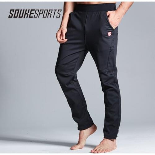 Sports Mens Windproof Fleece Winter Fashionable Thermal Popular Hiking Running Cycling Pants PL8060