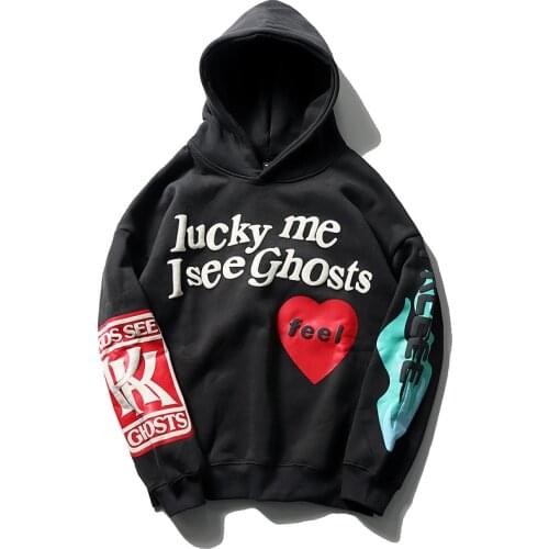 Kanye West Graffiti Mens sweatshirt Casual High Quality Hoodies Men Hip Hop Streetwear Harajuku Fleece Hoodie Pullover Male