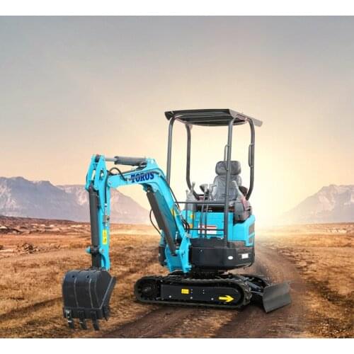 TE-18S Mini Excavator 1 Ton 2 Ton Mini Digger Hydraulic Mini Excavator Diesel Micro Crawler Excavator Price With CE ISO for Sale