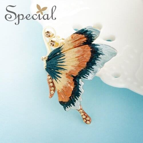 The SPECIAL brand euramerican butterfly brooch buckle silk scarf shoulder buckle temperament brooches for women S1829B
