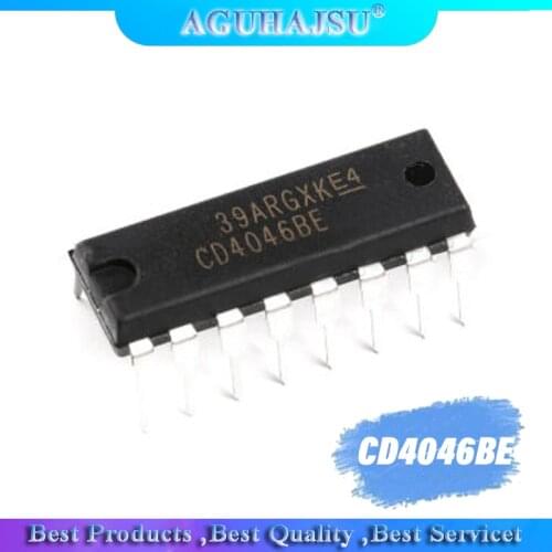10PCS CD4046BE DIP16 CD4046 DIP new CMOS phase-locked loop integrated circuit