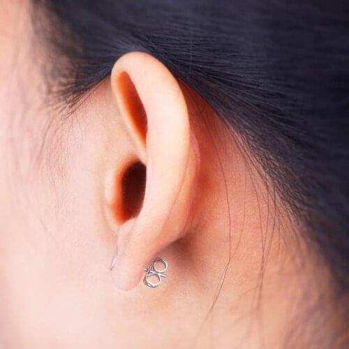 200Pcs/Set Earring Accessory Stainless Steel Butterfly Earrings Pins Stopper Backs DIY Accessory New Womans accesories