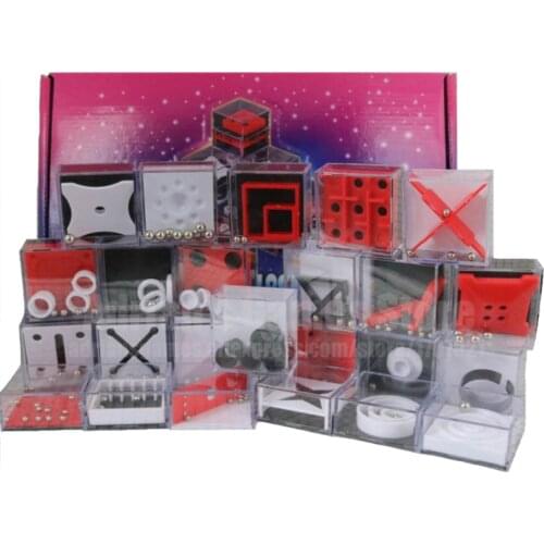 24 Levels Impossible Mission Gravity Pinball Board Games 3D Puzzles EDC Geduld Spiele Patience Game Puzzle Jeux de Societe