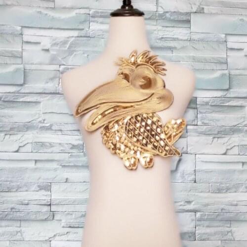 1pc Butterfly Woodpecker Owl Applique Embroidered Sew on Sequins Patches For Clothes Bag Sticker Repair Diy Craft Decoration