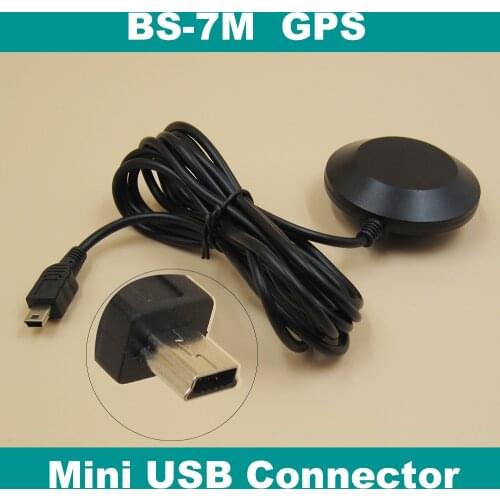 Car dvr navigation GPS receiver mini USB connector,UART TTL level,module antenna,Built in FLASH,for car dvr recorder,BS-7M