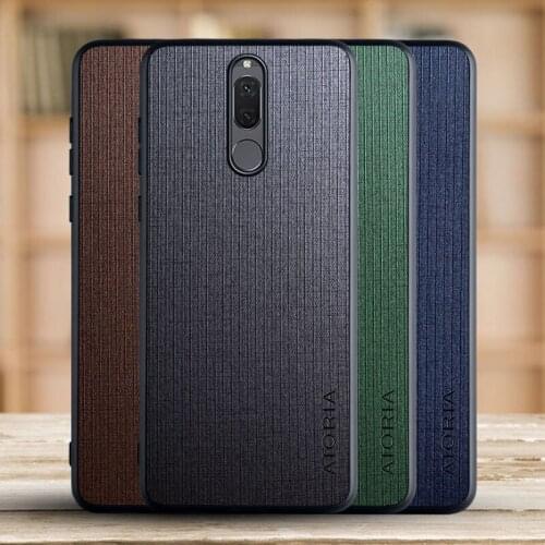 Phone case for Huawei Mate 10 Lite Cross pattern funda coque capa Classical style cover for Huawei Mate 10 Lite case
