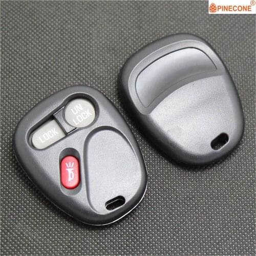 PINECONE Remote Case For Buick Rainier GMC Cadillac Yukon 2+1 Buttons Key Fob Shell Repair For FCC ID LHJ011 21997127 15186203