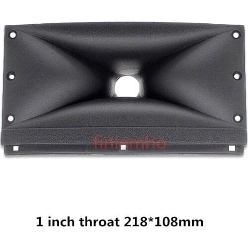 2PC Speaker Tweeter Treble Horn Accessories Plastic 1 Inch 218*108 For Console Mixer Professional Audio DJ Home Theater