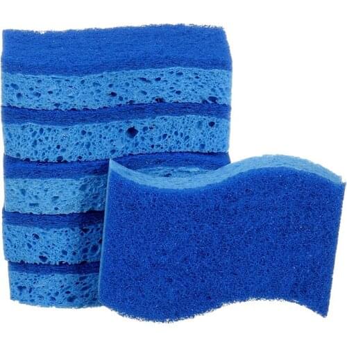 Floristic Kitchen Sponge Scourer Natural Rub Sustainable Eco Friendly Products For Dishware Pots Washing New Tableware Scrubber